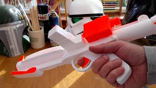 Rubies star wars E11 Stormtrooper Costuming blaster Review [upl. by Giffer]