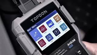 TOPDON ArtiLink 600 ABS SRS Code Reader Car Diagnostic Scan Tool [upl. by Olympia]