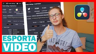 Come ESPORTARE i VIDEO con DAVINCI RESOLVE 18  Guida COMPLETA SEMPLICE e DETTAGLIATA [upl. by Oj]