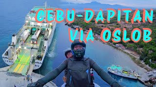 CEBUMINDANAO RIDE EP 1  Cebu City to Dapitan City via Mainit Port Oslob [upl. by Gnort]