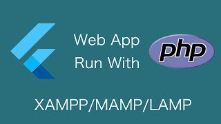 Run Futter Web Using PHP Server [upl. by Bierman]