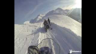 Un pomeriggio in motoslitta  Ski Doo Trepalle  Passo Eira  valtellina in moto [upl. by Wivestad991]