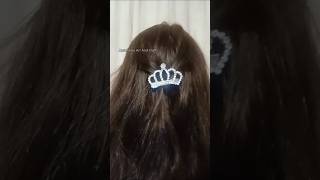 Diy queen hairclip 👑 diy trending queen hairclip viralshorts [upl. by Howe]