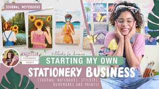 Starting my online stationery business  how I did it  behind the scenes  my experience [upl. by Sagerman861]