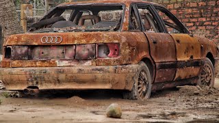 Fully restoration 1980 AUDI Q8 car abandoned for 30 years  Restoration Channel [upl. by Cirred]