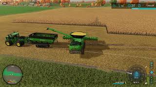 Using GPS To Harvest  The Millennial Farmer Map E7  Farming Simulator 22 [upl. by Ainegul829]