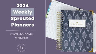 2024 Weekly Sprouted Planner  Best Selling Planner [upl. by Marienthal825]