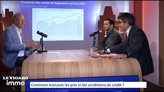 Immobilier  comment évoluent les prix et les conditions de crédit [upl. by Waddle]