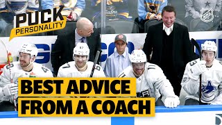 Best Advice from a Coach  Puck Personality [upl. by Hcire]