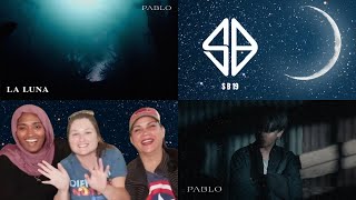 PABLO La Luna Official MV  Official Lyric Video  REACTION [upl. by Feingold24]