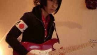 Canon Rock shoulder solo 14years old japan  背面弾き [upl. by Tegdig223]