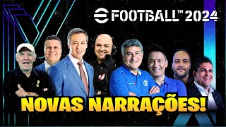 COMO TROCAR A NARRAÇÃO no eFootball 2025 TODAS AS NARRAÇÕES ATUALIZADAS [upl. by Seerdi]