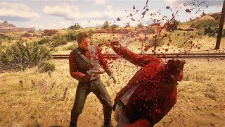 Red Dead Redemption 2  Slow Motion Brutal kills [upl. by Waddell]