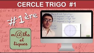 Placer un point sur le cercle trigonométrique en degré  Première [upl. by Bendick]