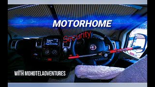 Motorhome Security Trackers Alarms fitted to a Burstner chat with Mohoteladventures [upl. by Meras675]