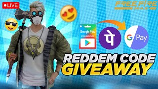 Free Fire Live Redeem Code Giveaway 🤑  Play Free Fire Live and Win Redeem Code 🏆🤑 freefirelive [upl. by Nevin]