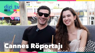 Su Burcu Yazgı Coşkun ve Burak Deniz ile Cannes röportajımız 🔥 birgecemasalı [upl. by Giacopo]