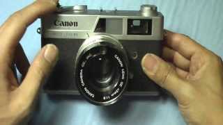 キャノン キャノネットQL19 初期型 の使い方 CANON CANONET QL19 the first How to use 1960s Rangefinder camera [upl. by Huldah]