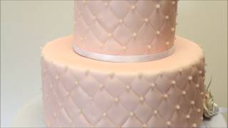 Pink Theme Wedding Cake  Cake designs from Pastry Palace [upl. by Anelad]