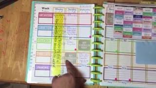 How I made a teacher planner  DIY Planning and Planner Notebook inspired by Erin Condren [upl. by Anairda]