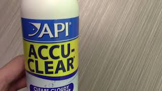 Fish Tips API Accu clear Water Clarifier [upl. by Lednew]