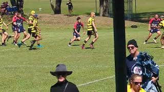 Burdekin roosters Vs Centrals Tigers gold U16s [upl. by Silva601]