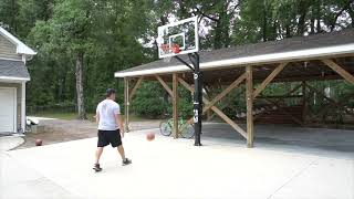 Spalding 888 Series in Ground Basketball hoop is like the Goalrilla Breakaway hoop [upl. by Arihsan144]