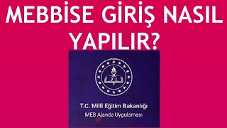 Meb Ajanda Mebbis Giriş Nasıl Yapılır [upl. by Esinyl20]