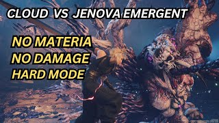 FFVII Rebirth Cloud Solo Vs Jenova Emergent No Damage No Materia Hard Mode [upl. by Drofdarb]