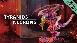 Tyranids vs Necrons NEW RULES  A 10th Edition Warhammer 40k Battle Report [upl. by Erusaert]