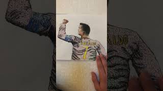 Pointillism Ronaldo drawing [upl. by Gnoz176]