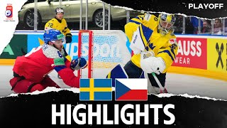 Highlights  Sweden vs Czechia  2024 MensWorlds [upl. by Cirtap]