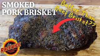 Smoked Pork Brisket  Better than Beef Brisket Mangalitsa Estates Pork [upl. by Intyre116]