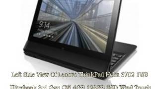 Lenovo ThinkPad Helix 37021W8 Ultrabook 3rd Gen Ci54GB128GB SSDWin8Touch [upl. by Lorain]