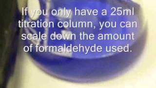 Formaldehyde Titration [upl. by Studdard]