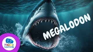 THE MEGALODON  Educational Videos for Children [upl. by Forland]