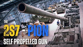 Soviet 2S7 Pion Self Propelled Gun bringing the power of the Peony flower ☭☭☭ [upl. by Esinek851]