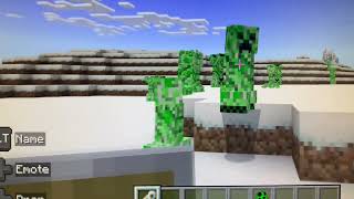 Naming creepers Dinnerbone Minecraft Xbox [upl. by Mort]