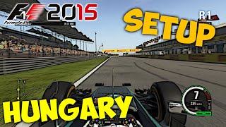 F1 2015 Hungary Setup  Hotlap 120547 PCGamepadHD [upl. by Eltsyrk]