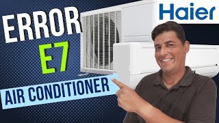 Air Conditioner Haier  Error E7 [upl. by Torbert]