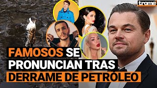 DERRAME DE PETRÓLEO Leonardo DICAPRIO y otros famosos se pronuncian tras desastre en mar peruano [upl. by Mab]