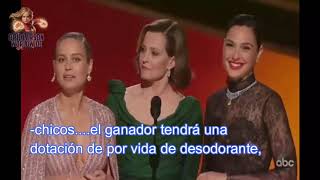 Brie Larson Gal Gadot y Sigourney Weaver en los Oscares 2020 subtitulado al español [upl. by Hicks]