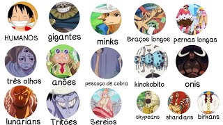 Explicando todas as raças de one piece em 8 minutos [upl. by Yanaton]