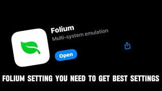 Folium Setting you need BEST SETTINGS [upl. by Lucas]