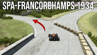 This is what SpaFrancorchamps looked like in 1934 [upl. by Anivle634]