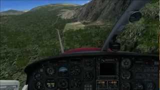 C337 landing at Futaleufu FSX [upl. by Petronia223]