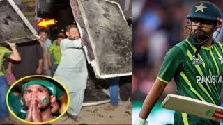 Pak Fans Break TV After Painful Lost Against Zimbabwe [upl. by Hazel91]