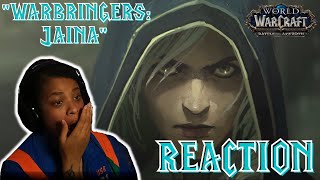 THE SINGING quotWARBRINGERS JAINAquot REACTION  World of Warcraft BFA [upl. by Ailam]