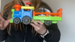 Fisher Price Little People Toddler Toy Train Choo Choo Zoo Review [upl. by Dustman]