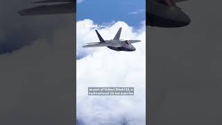 US Air Force B2 stealth bomber joins F35s over Pacific [upl. by Ellynn272]